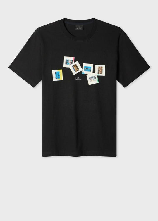 Men's Paul Smith 'Slides' Print T-Shirt - Black