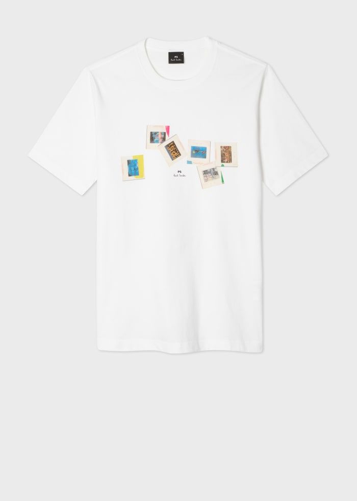Men's Paul Smith 'Slides' Print T-Shirt - White — view 2