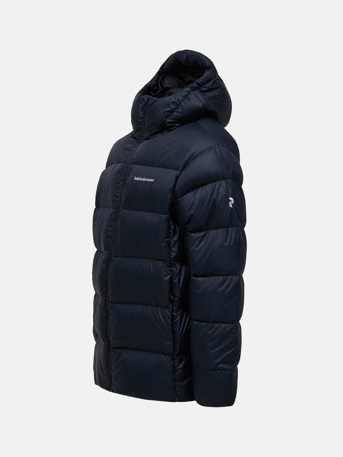 Men's Peak Performance Frost Down Puffer Jacket in Black — view 4