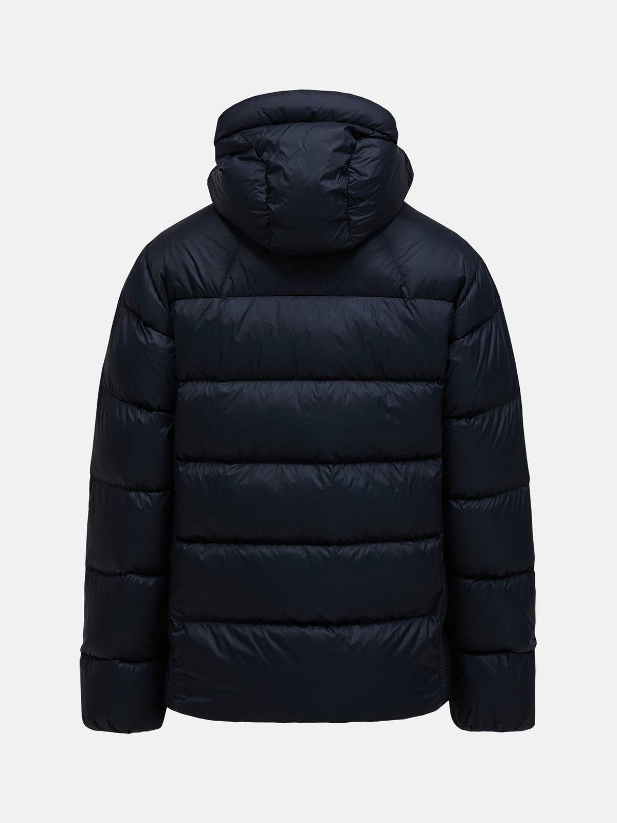 Men's Peak Performance Frost Down Puffer Jacket in Black — view 7