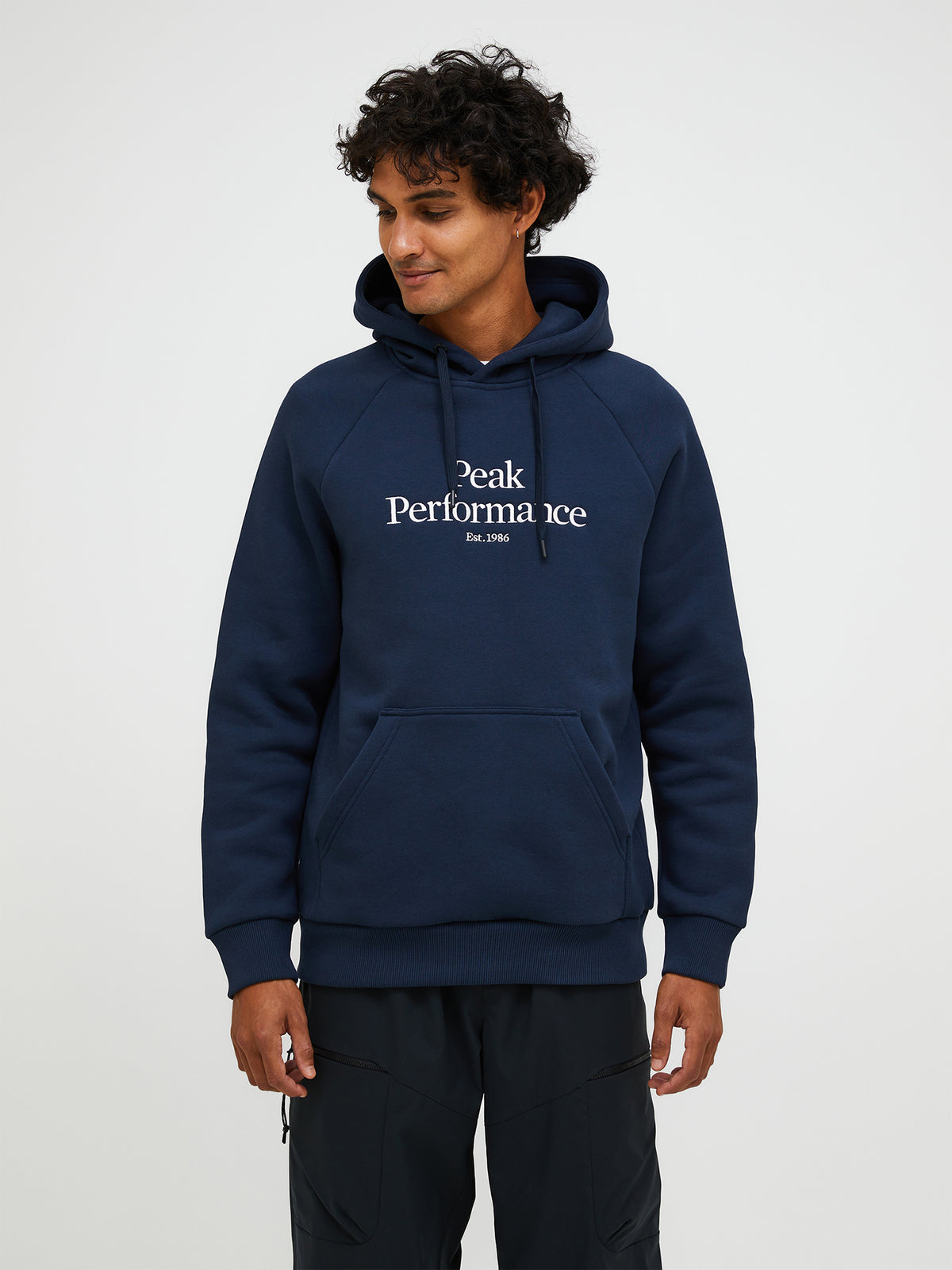 Men's Peak Performance Original Hood in Blue Shadow — view 3