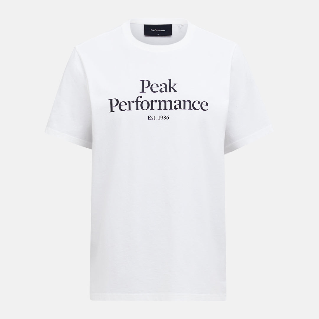 Men's Peak Performance Original Tee in Off White/Black — view 2