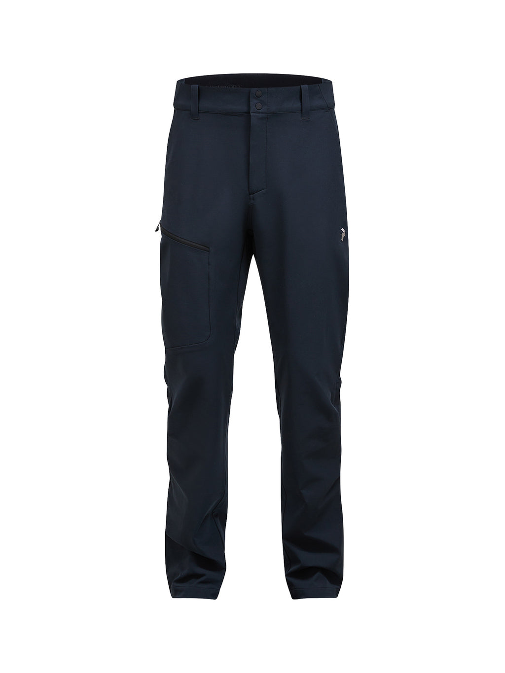 Men's Peak Performance Scale Softshell Pants in Black — view 2