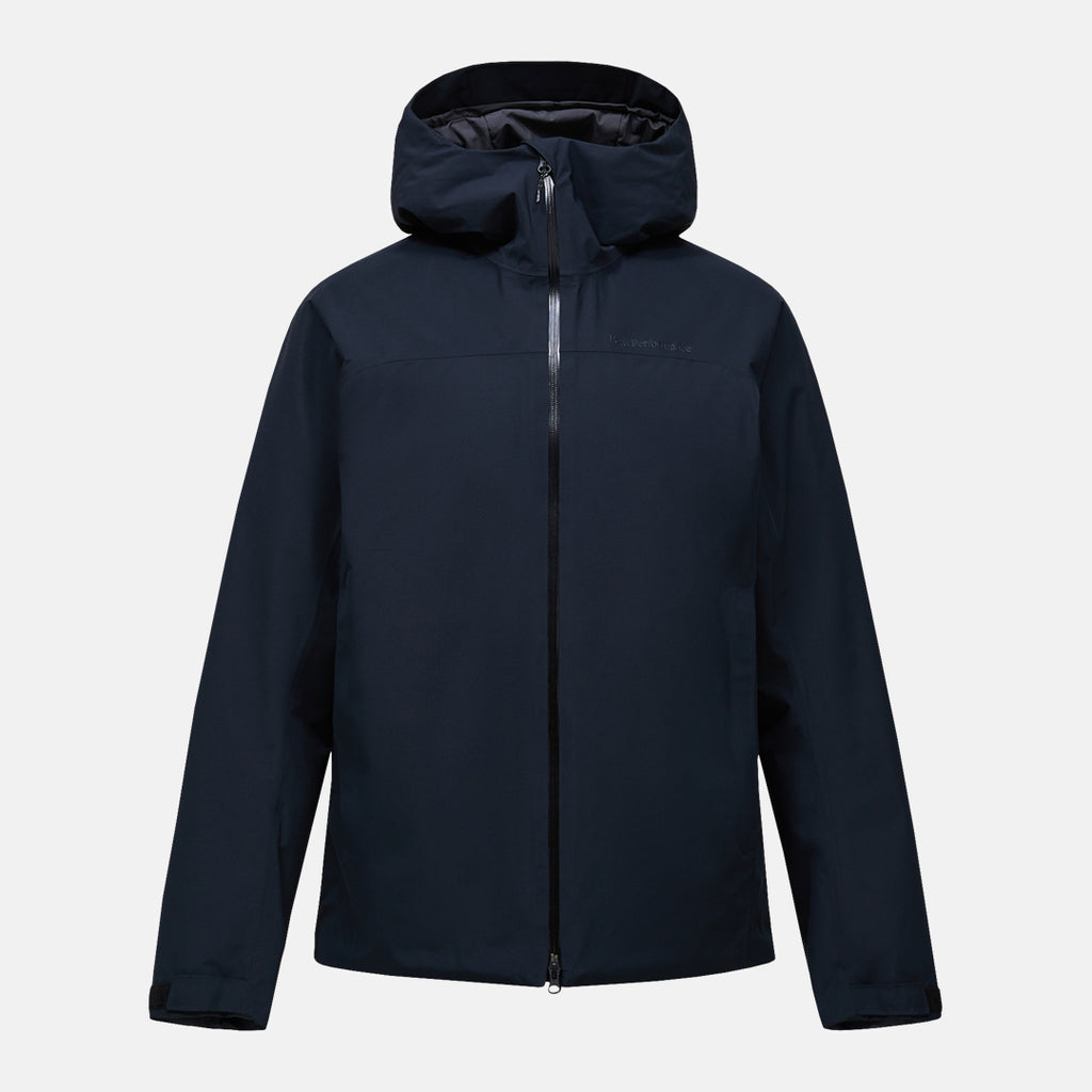 Men's Peak Performance Treeline Insulated Jacket in Black — view 2