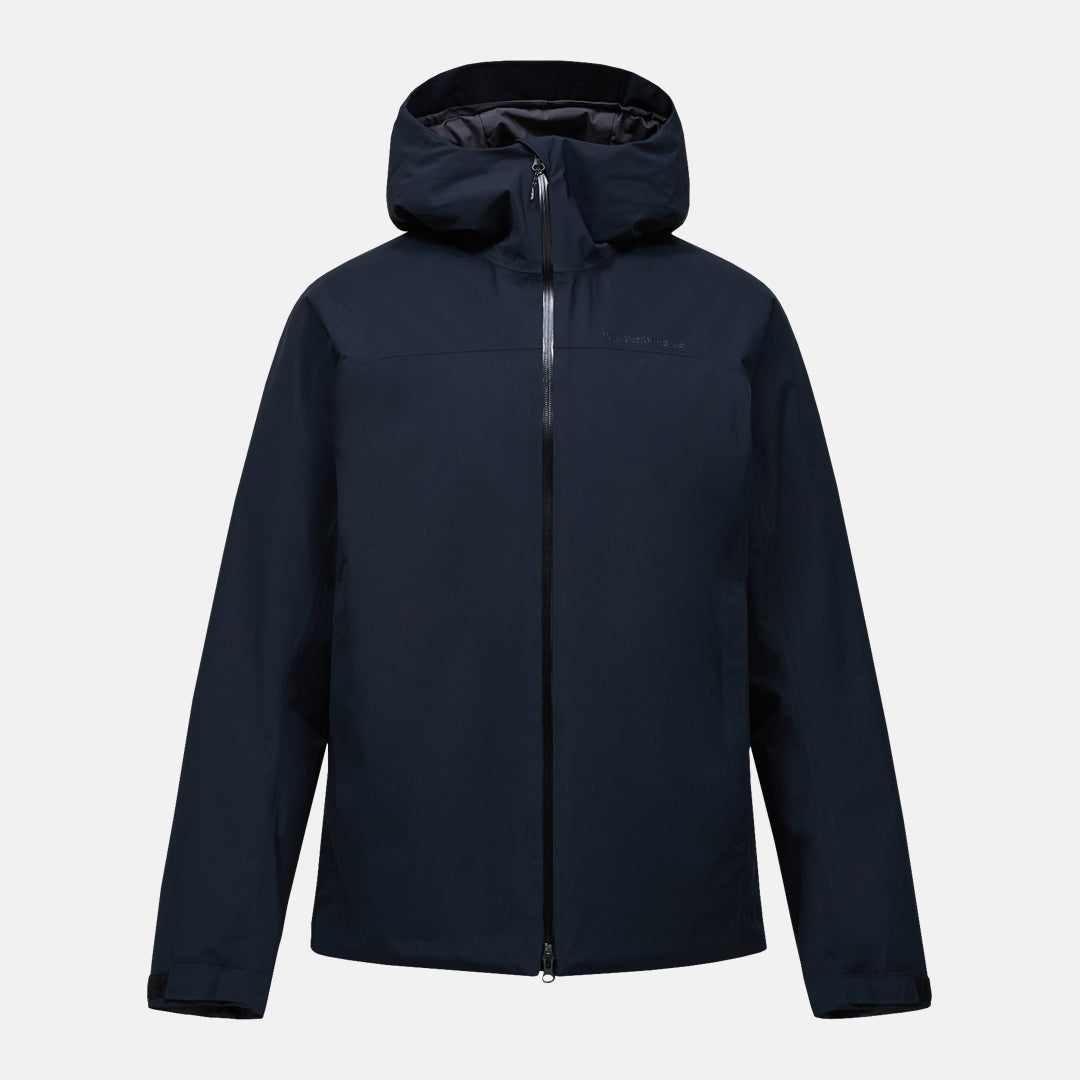 Men's Peak Performance Treeline Insulated Jacket in Black — view 2