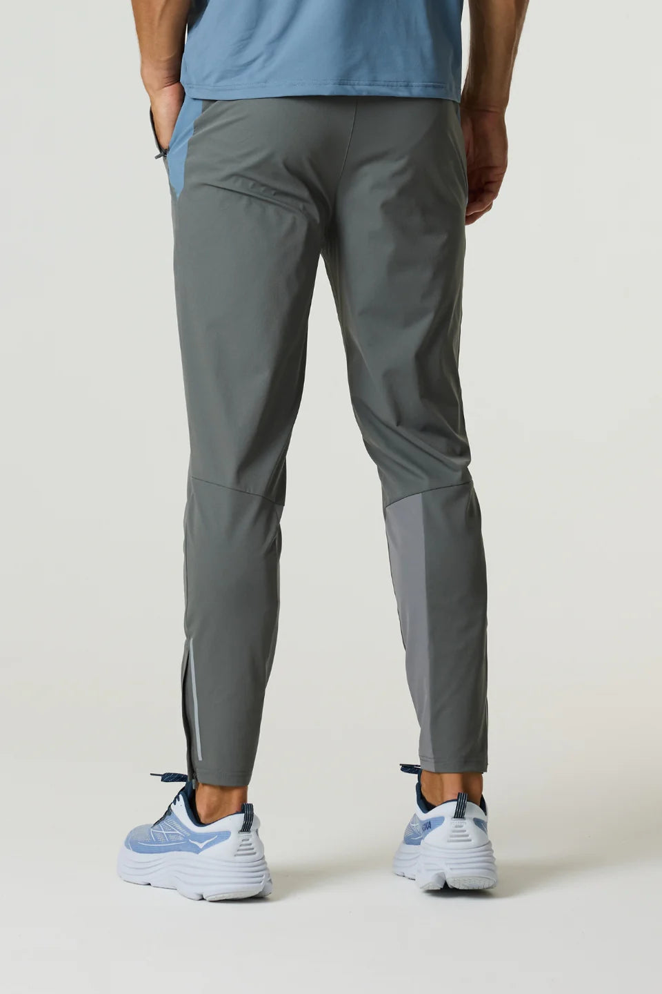 Men's Reprimo Airforce Blue Gunmetal Flight Tracksuit Pant — view 2