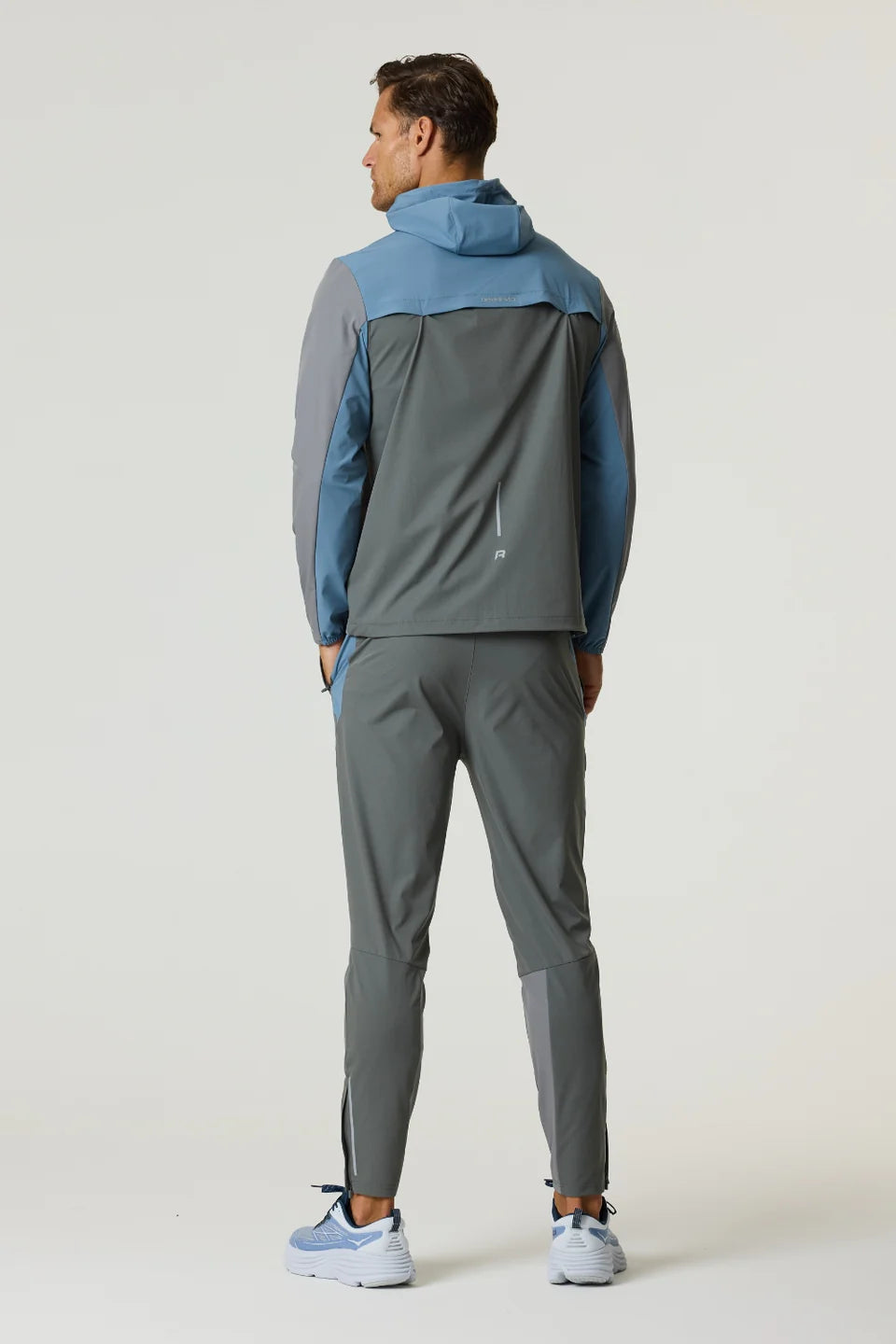 Men's Reprimo Airforce Blue Gunmetal Flight Tracksuit Pant — view 5