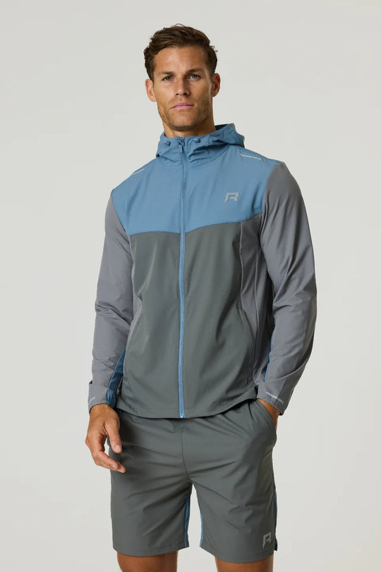 Men's Reprimo Airforce Blue Gunmetal Flight Windbreaker Tracksuit Jacket