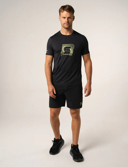 Men's Reprimo Black Helix T-Shirt & Black Helix Short Set