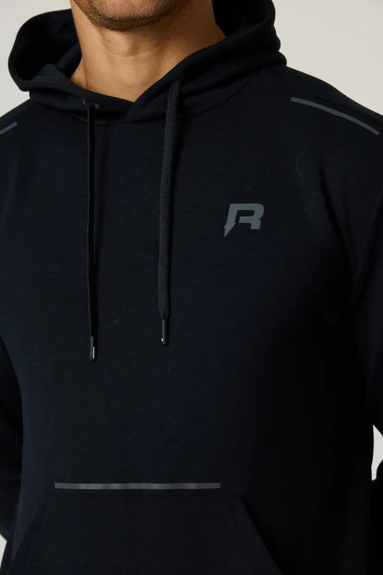 Men's Reprimo Black Motion Hoodie & Jogger Tracksuit Set