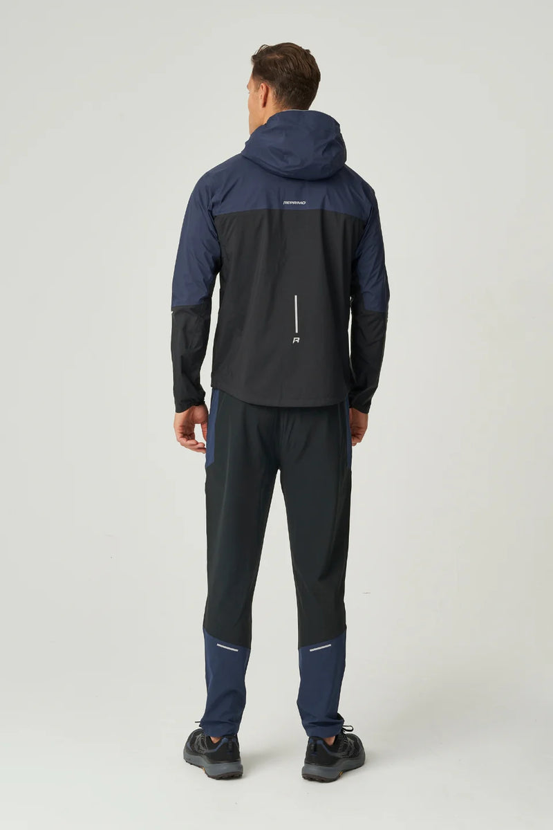 Men's Reprimo Black Navy Nova Jacket & Pant Tracksuit Set