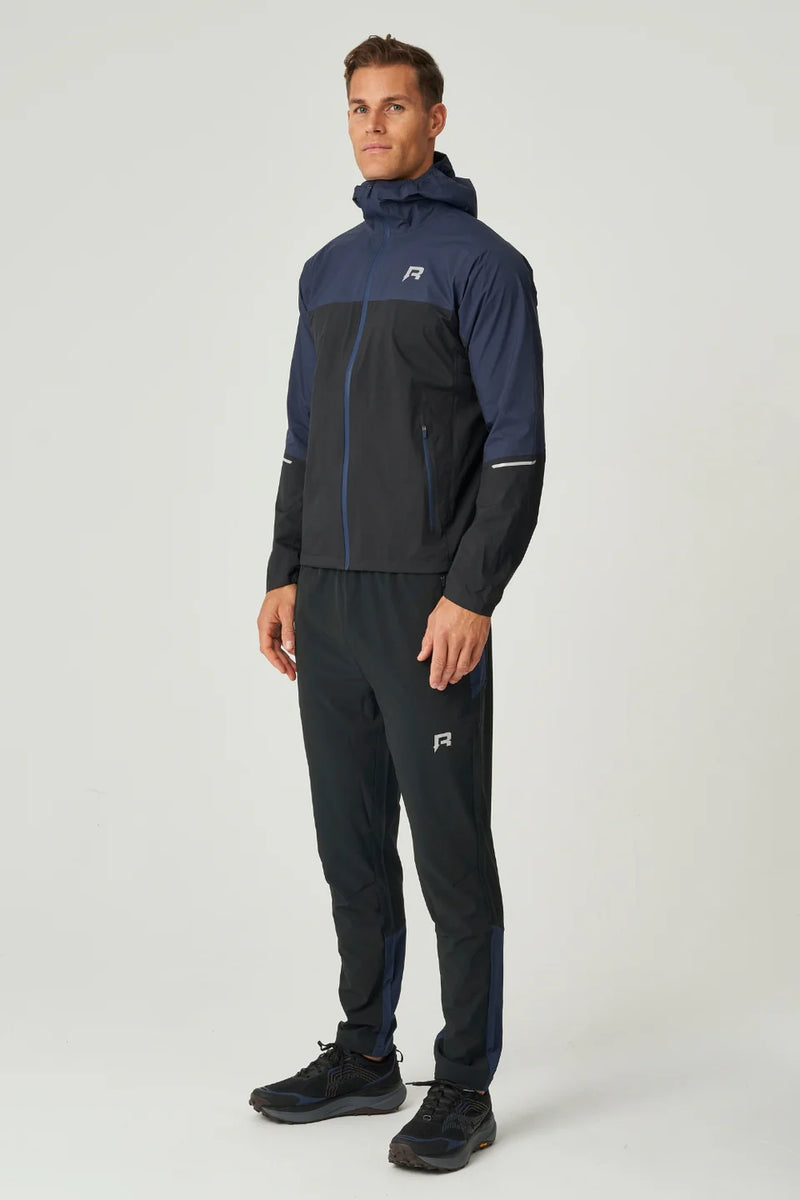 Men's Reprimo Black Navy Nova Jacket & Pant Tracksuit Set