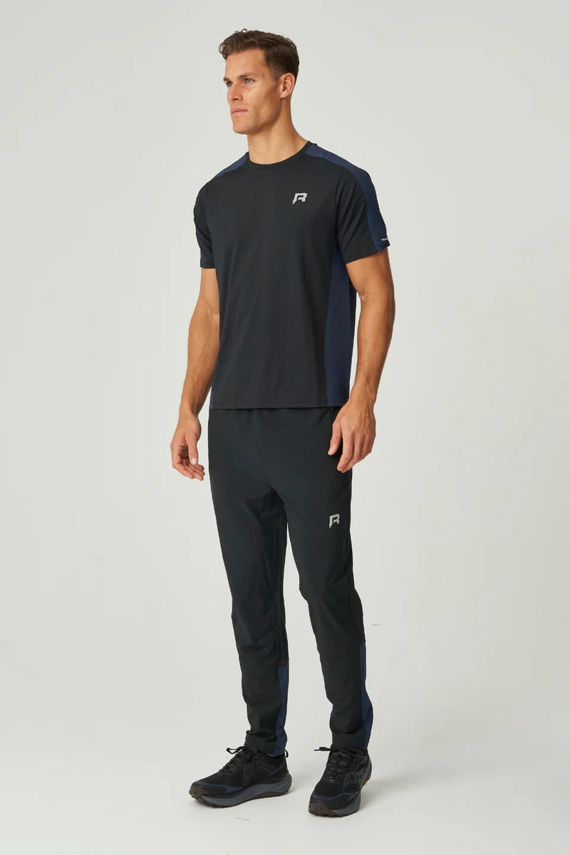 Men's Reprimo Black Navy Nova Jacket & Pant Tracksuit Set