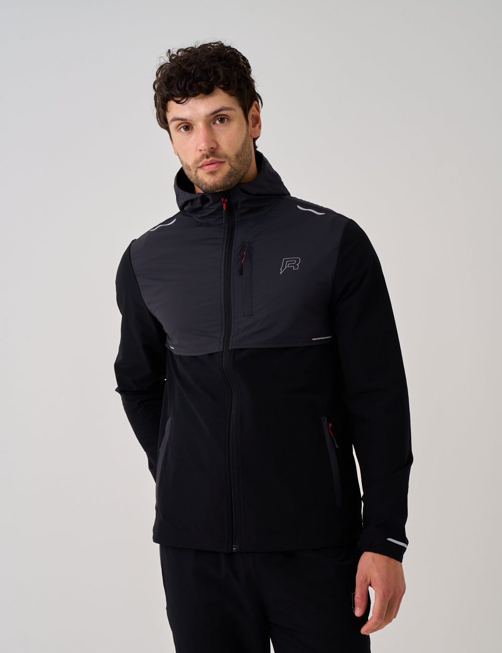 Men's Reprimo Black Red Summit Windbreaker — view 2