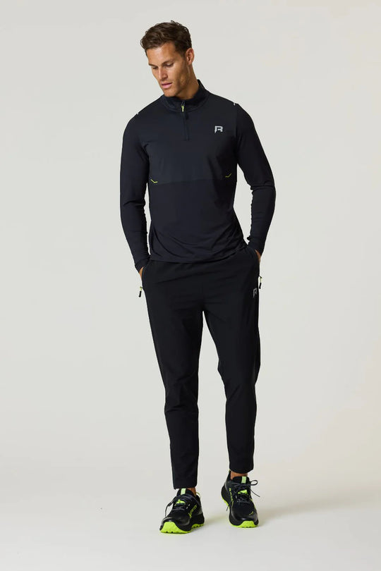 Men's Reprimo Black Volt Summit Quarter Zip & Volt Summit Tracksuit Pant Set