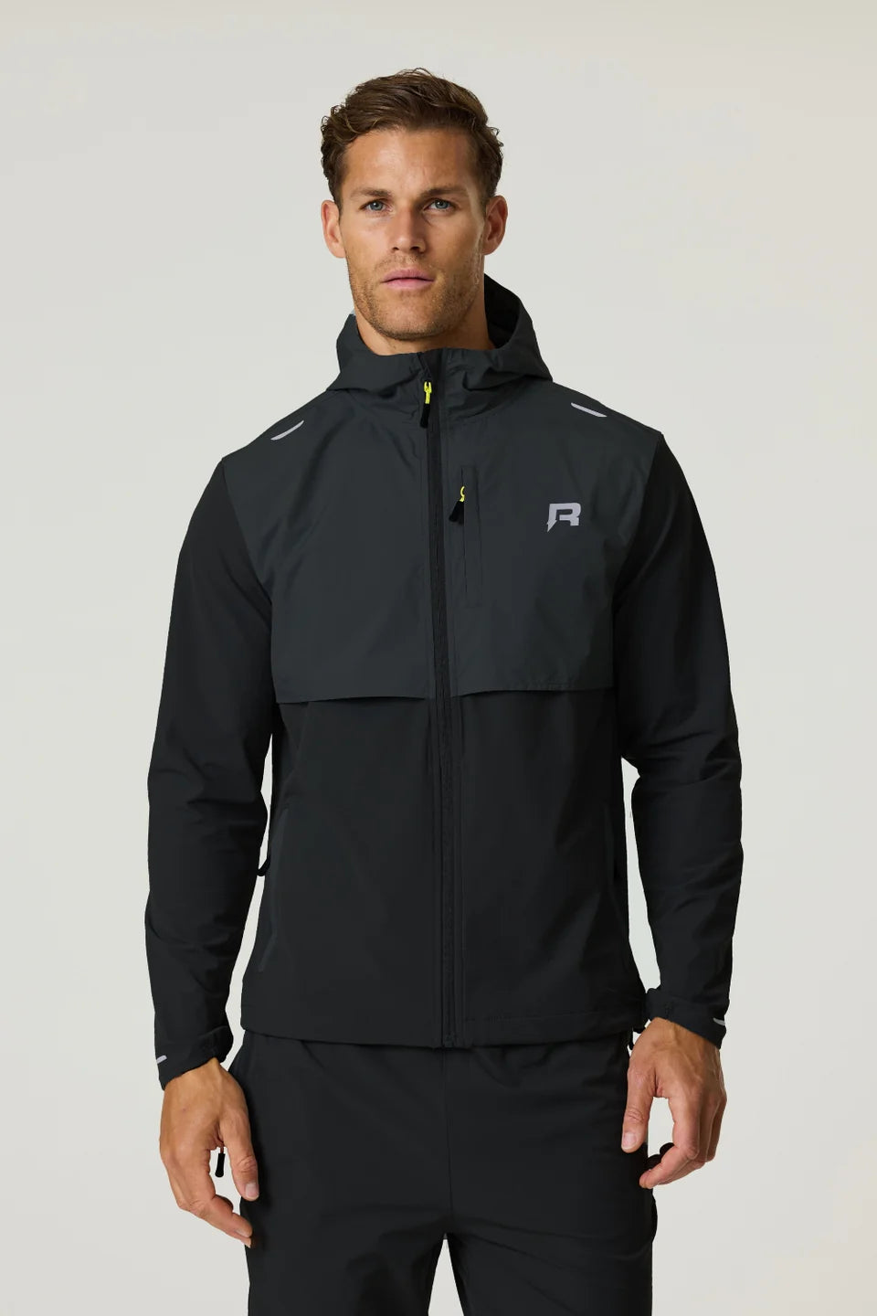 Men's Reprimo Black Volt Summit Windbreaker Tracksuit Jacket