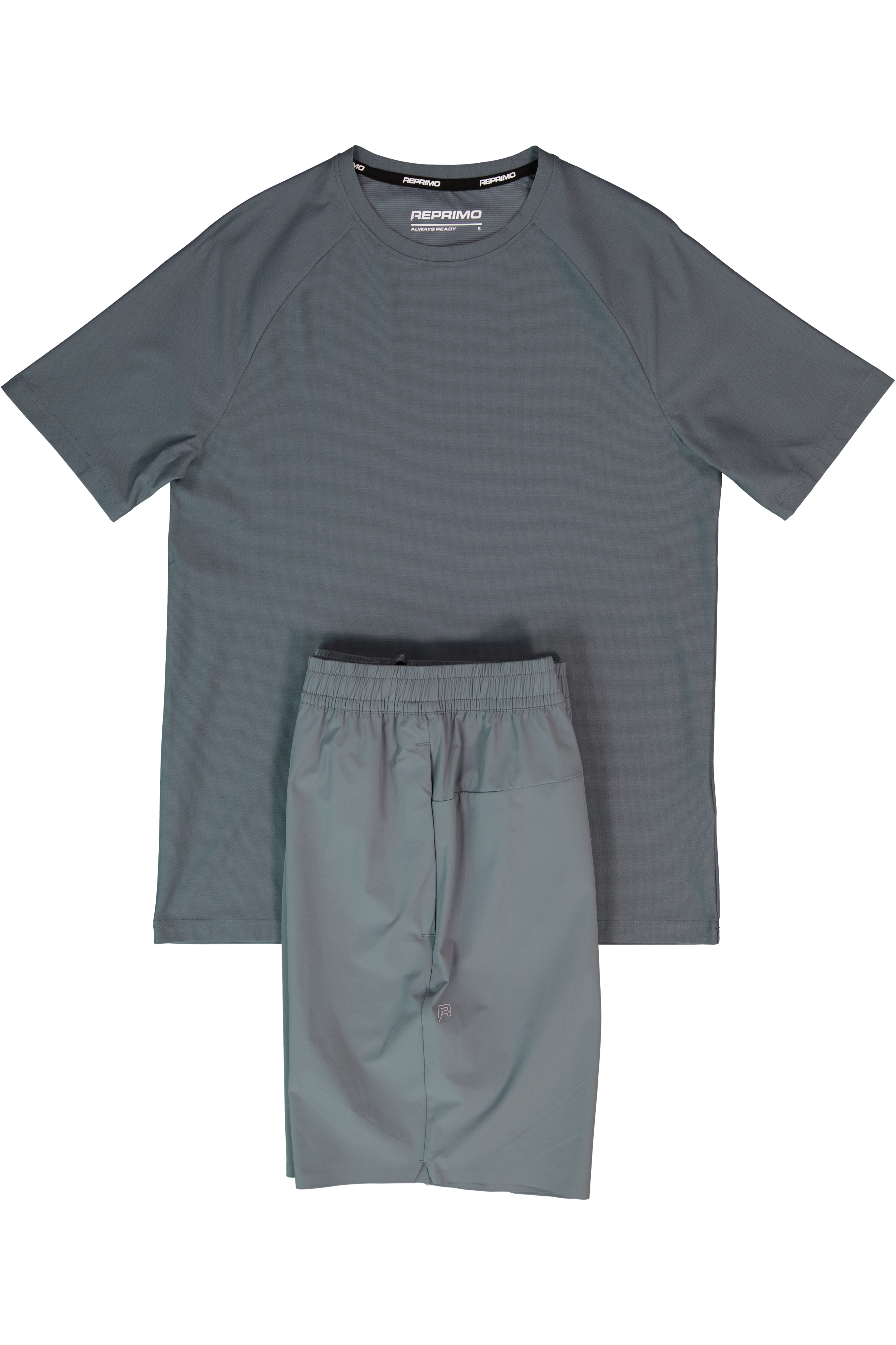 Men's Reprimo Blue Steel Horizon T-Shirt & Short Set — view 4