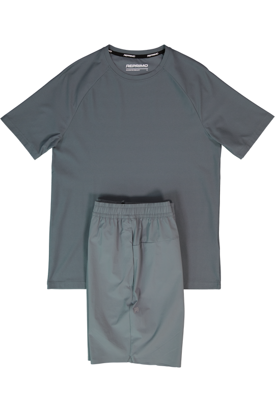 Men's Reprimo Blue Steel Horizon T-Shirt & Short Set