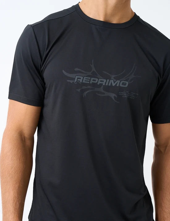 Men's Reprimo Caldex T-Shirt in Black