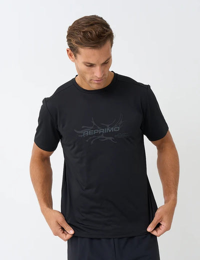Men's Reprimo Caldex T-Shirt in Black