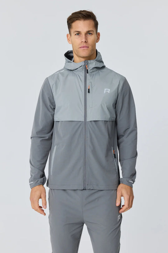 Men's Reprimo Charcoal Marble Summit Windbreaker Tracksuit Jacket