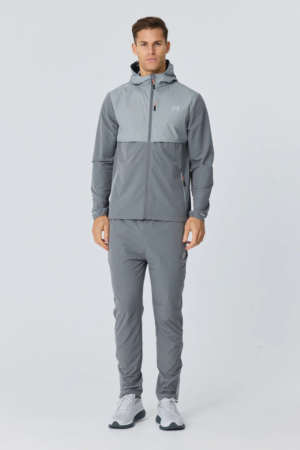 Men's Reprimo Charcoal Marble Summit Tracksuit Jacket & Pant Tracksuit Set