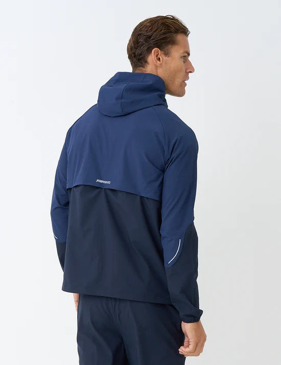Men's Reprimo Curve Windbreaker & Jacket Tracksuit Set Marine Graphite Blue