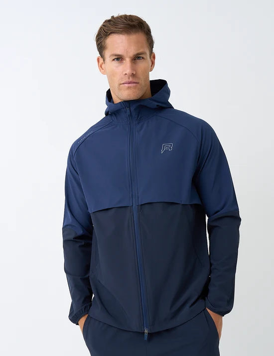 Men's Reprimo Curve Windbreaker & Jacket Tracksuit Set Marine Graphite Blue