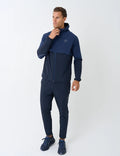 Men's Reprimo Curve Windbreaker & Jacket Tracksuit Set Marine Graphite Blue