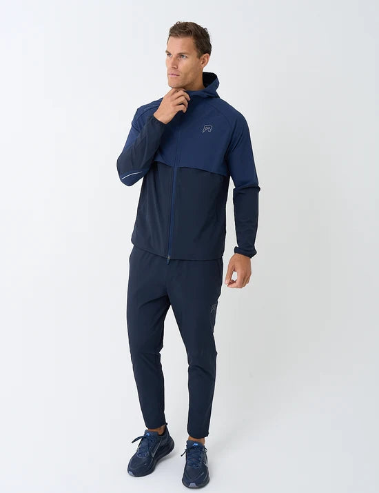 Men's Reprimo Curve Windbreaker & Jacket Tracksuit Set Marine Graphite Blue
