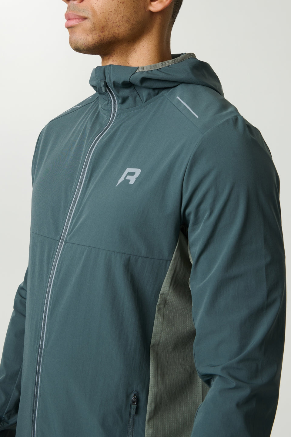 Men's Reprimo Dark Moss Khaki Clima Shell Jacket — view 4