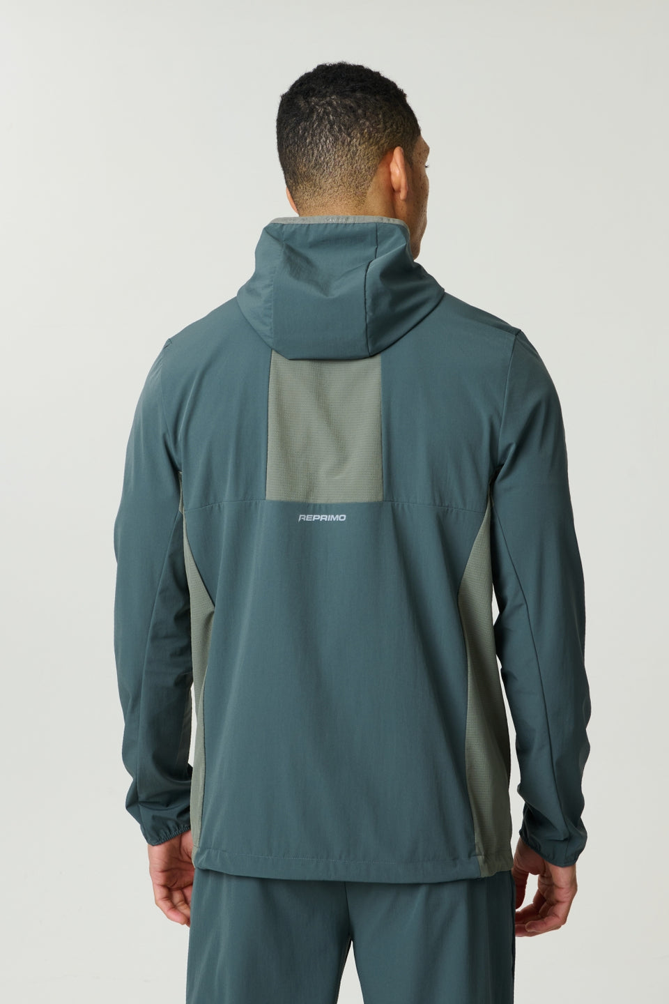 Men's Reprimo Dark Moss Khaki Clima Shell Jacket & Pant Tracksuit Set