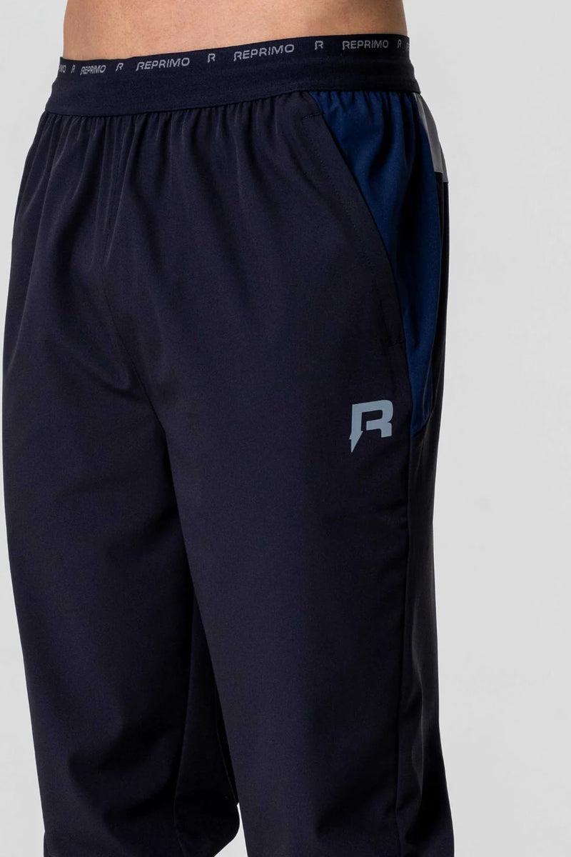 Men's Reprimo Dark Navy Grey Flight Jacket & Pant Tracksuit Set