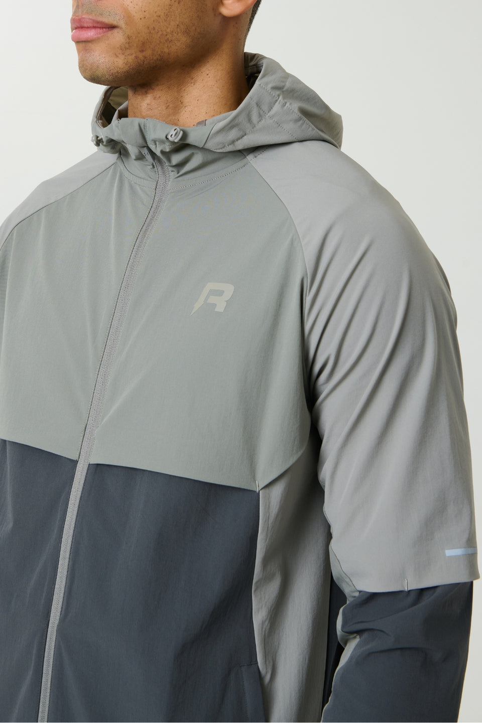 Men's Reprimo Faded Dune Slate Vortex Windbreaker Jacket — view 3