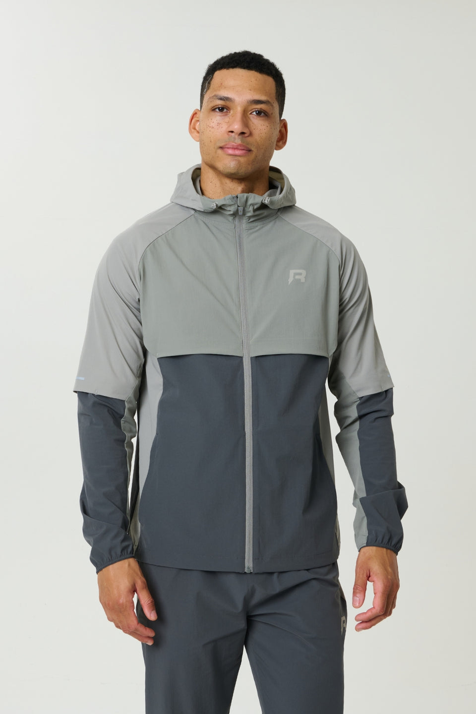Men's Reprimo Faded Dune Slate Vortex Windbreaker Jacket