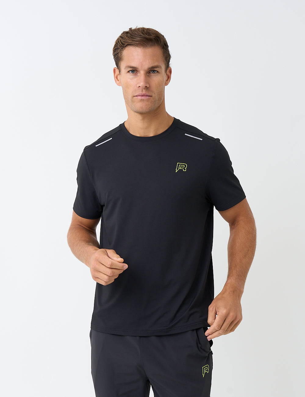 Men's Reprimo Flight T-Shirt in Black / Neon