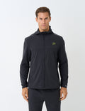 Men's Reprimo Flight Windbreaker in Black Neon