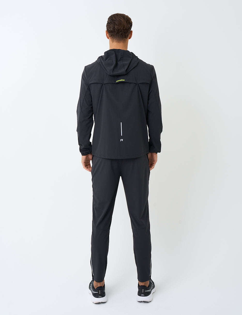 Men's Reprimo Flight Windbreaker & Pant in Black Neon Tracksuit Set