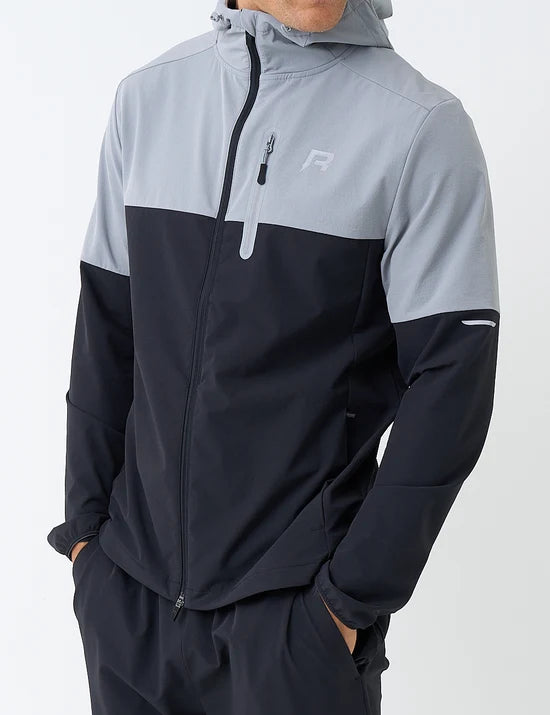 Men's Reprimo Geyser Windbreaker in Marble Obsidian