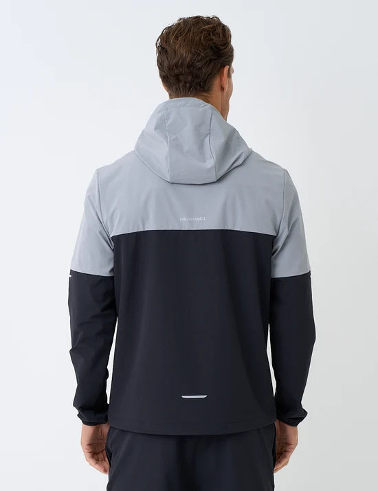 Men's Reprimo Geyser Windbreaker in Marble Obsidian