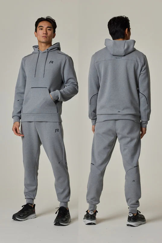 Men's Reprimo Grey Motion Hoodie & Jogger Tracksuit Set