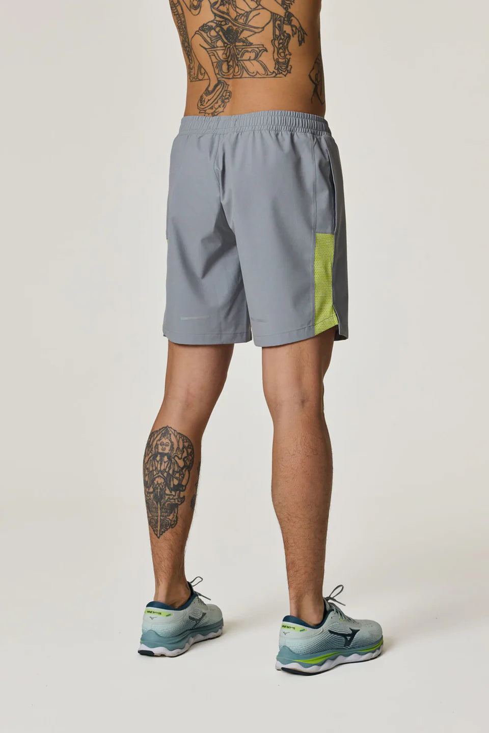 Men's Reprimo Grey Volt Track Short — view 4