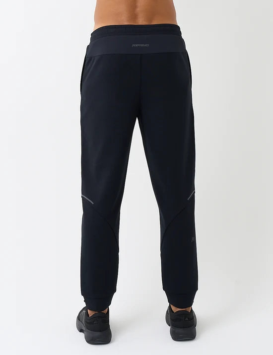 Men's Reprimo Hybrid Motion Hoodie & Jogger Tracksuit Set Black