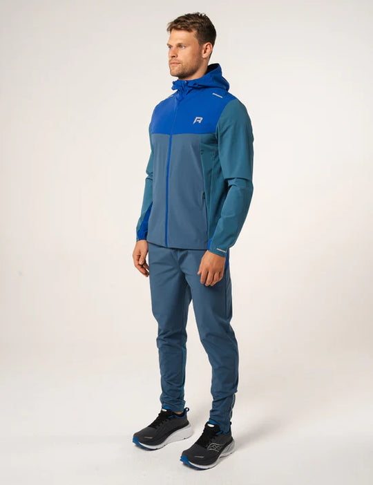 Men's Reprimo Indigo Twilight Flight Windbreaker & Pant Tracksuit Set