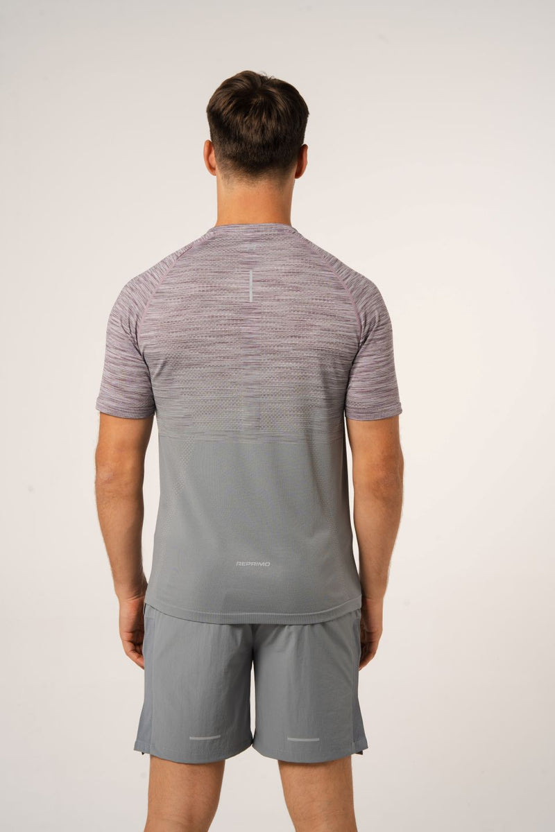Reprmo Reprimo Mens Lavendar Marble Axis T-Shirt REP262-099 | OD's