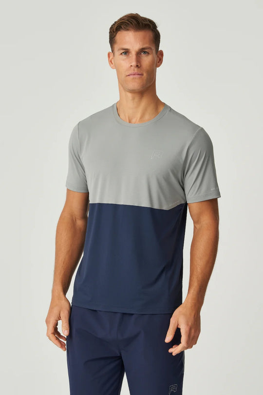 Men's Reprimo Marble Navy Impact T Shirt