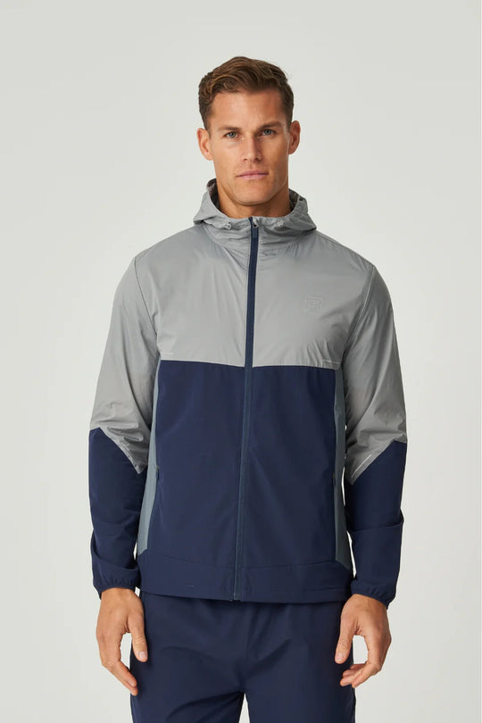 Men's Reprimo Marble Navy Impact Windbreaker Tracksuit Jacket