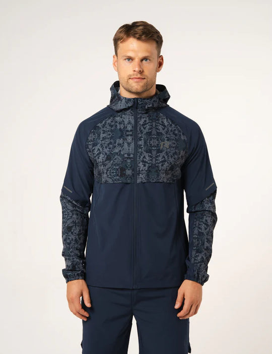 Men's Reprimo Navy Shibori Windbreaker
