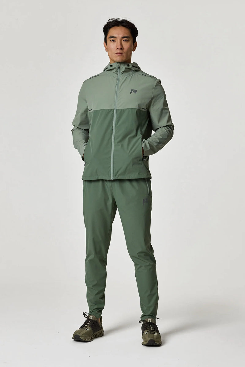 Men's Reprimo Sage Botanical Xcelerate Windbreaker Jacket And Pant Tra