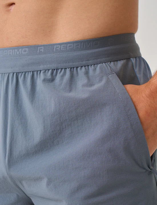 Men's Reprimo Sky Blue Flight T-Shirt & Short Set — view 3